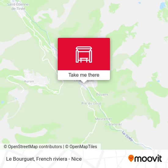 Le Bourguet map