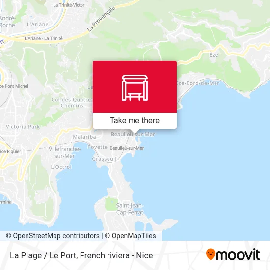 La Plage / Le Port map