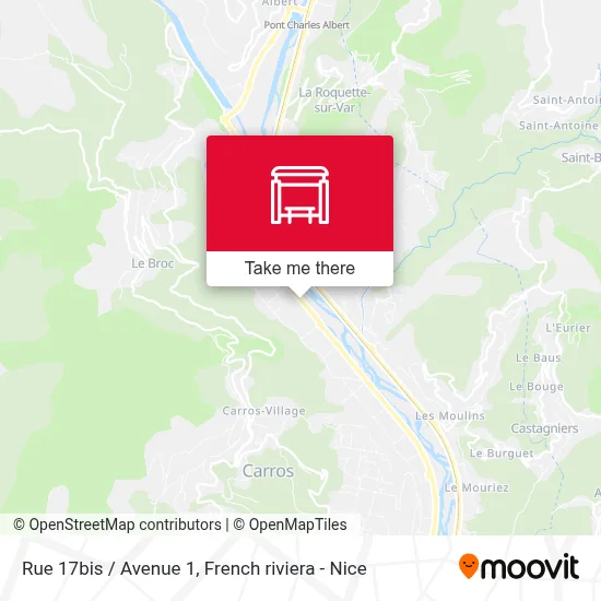 Rue 17bis / Avenue 1 map