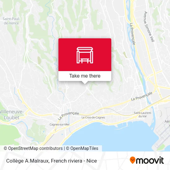 Collège A.Malraux map