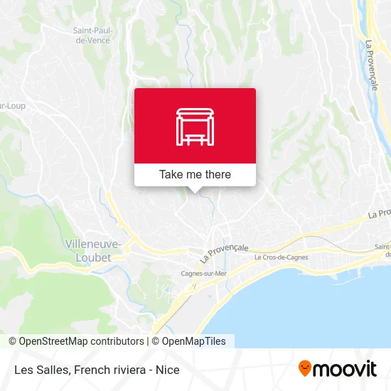 Les Salles map