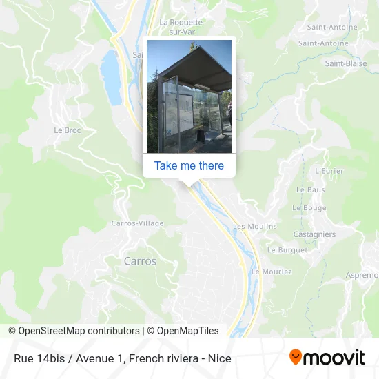 Rue 14bis / Avenue 1 map