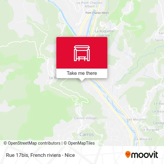 Mapa Rue 17bis
