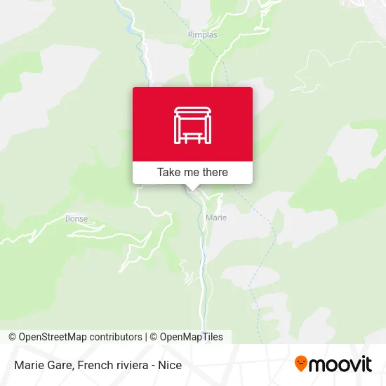 Marie Gare map