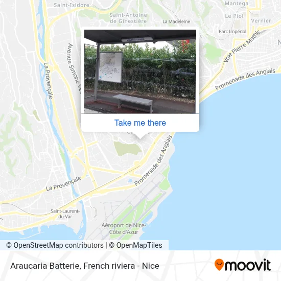 Araucaria Batterie map