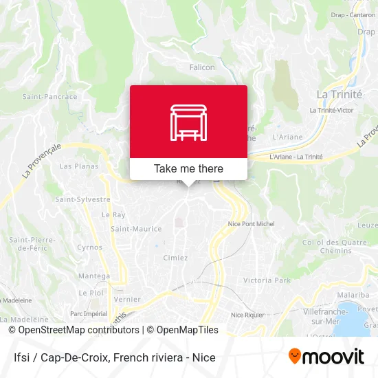 Ifsi / Cap-De-Croix map