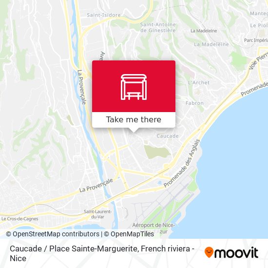Caucade / Place Sainte-Marguerite map