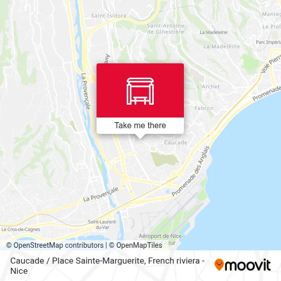 Caucade / Place Sainte-Marguerite map