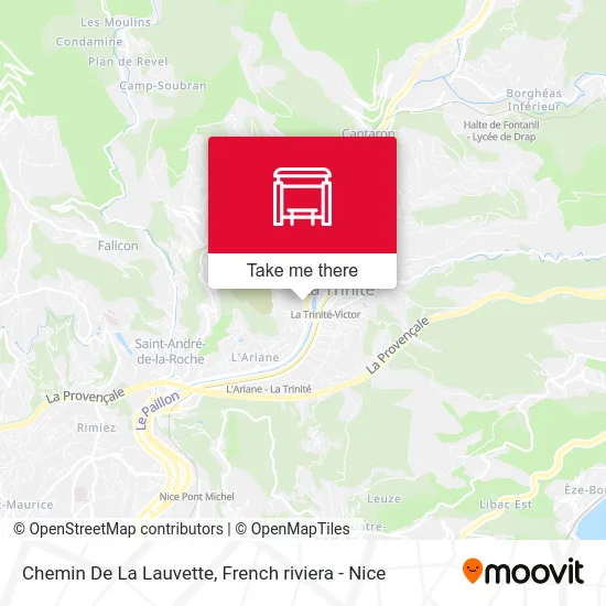 Chemin De La Lauvette map