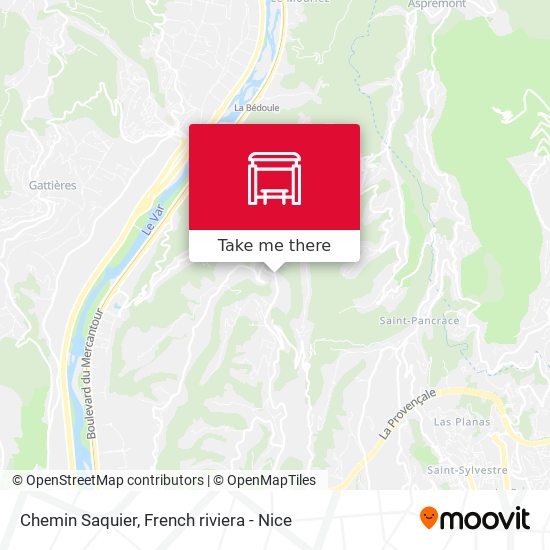 Chemin Saquier map