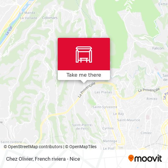 Chez Olivier map