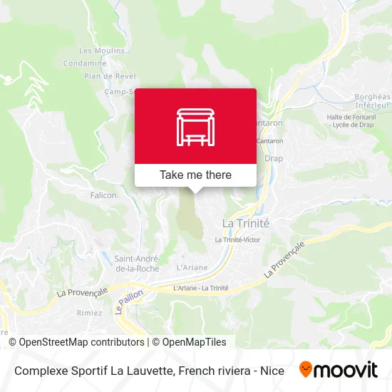 Complexe Sportif La Lauvette map