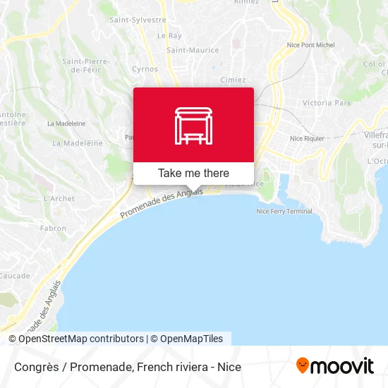Congrès / Promenade map