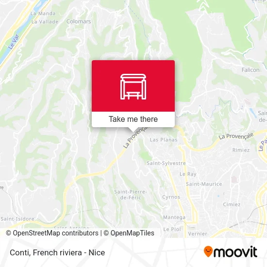 Conti map