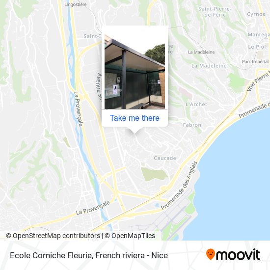 Ecole Corniche Fleurie map