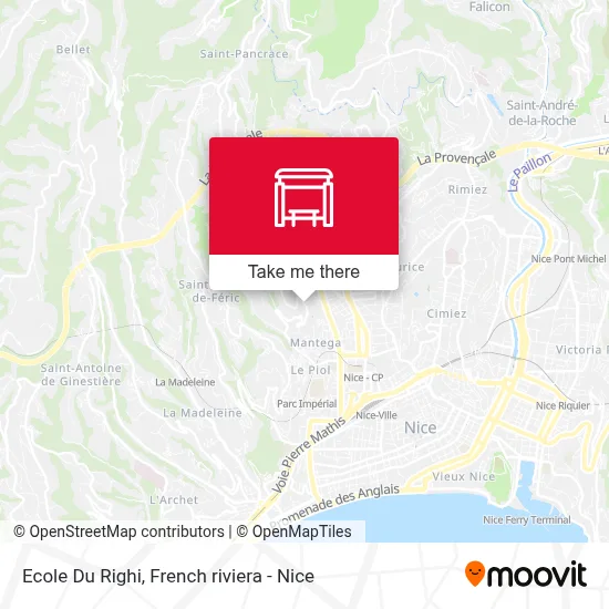 Ecole Du Righi map