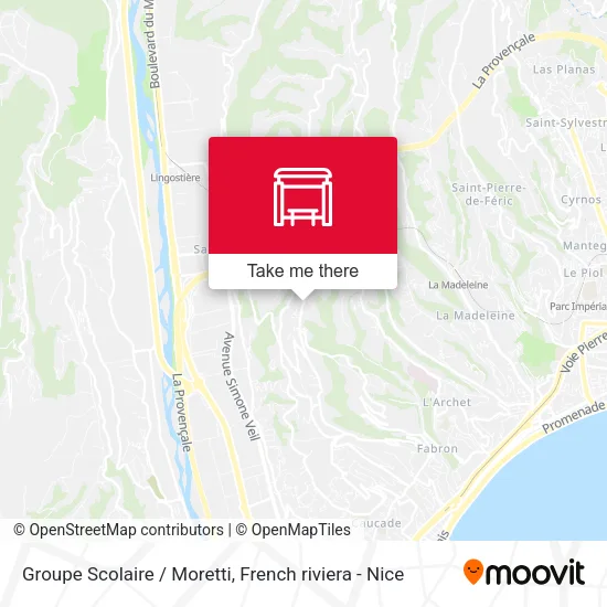 Groupe Scolaire / Moretti map