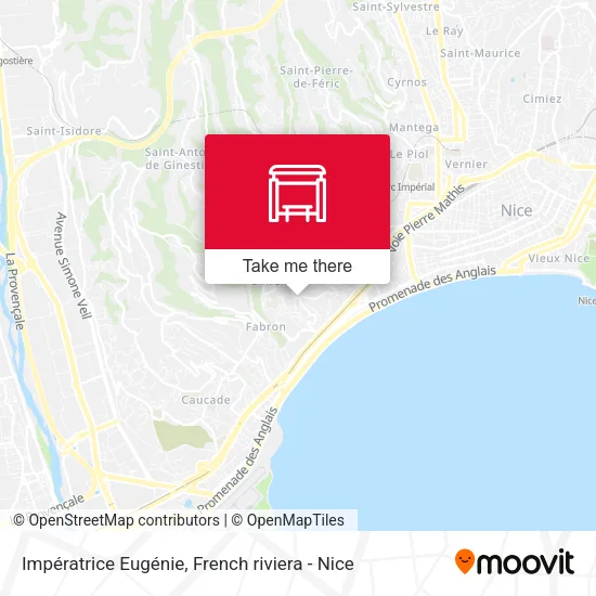 Impératrice Eugénie map