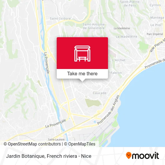 Jardin Botanique map