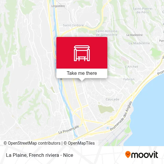 La Plaine map