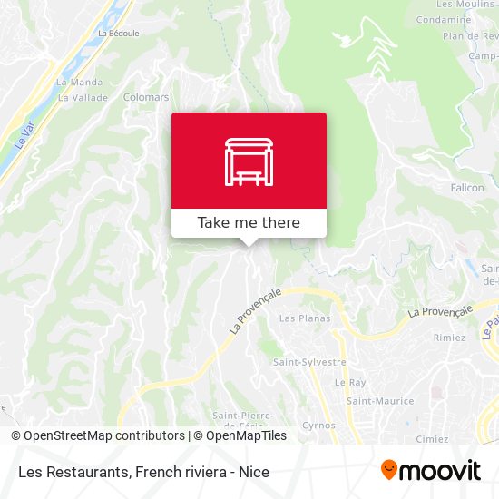Les Restaurants map