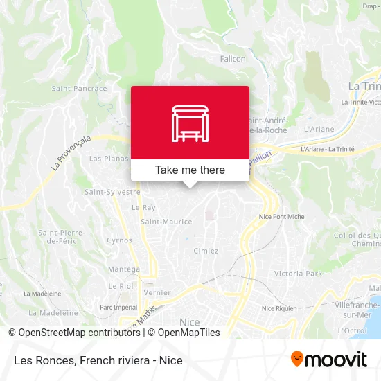 Les Ronces map