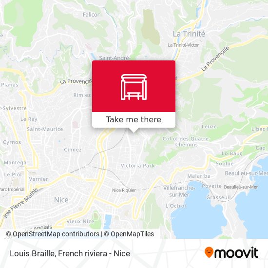 Louis Braille map