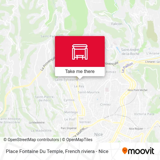 Place Fontaine Du Temple map