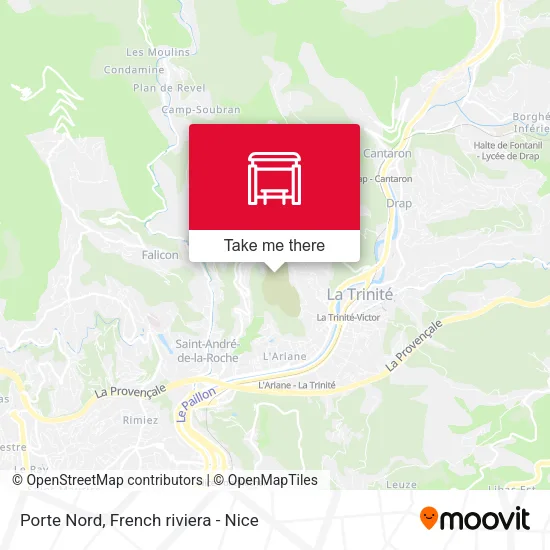 Porte Nord map