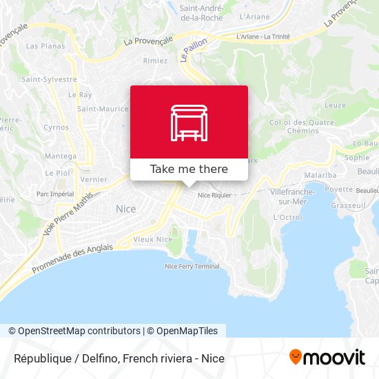 République / Delfino map