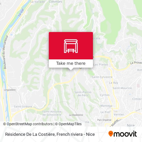 Résidence De La Costière map