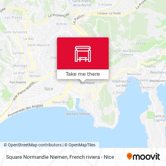 Square Normandie Niemen map