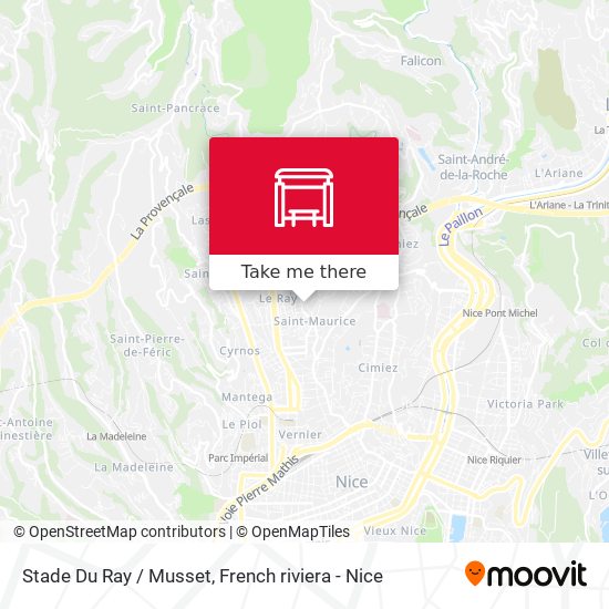 Stade Du Ray / Musset map