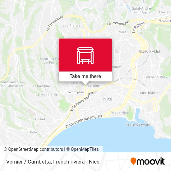 Vernier / Gambetta map