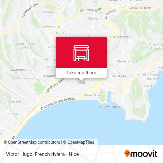 Victor Hugo map