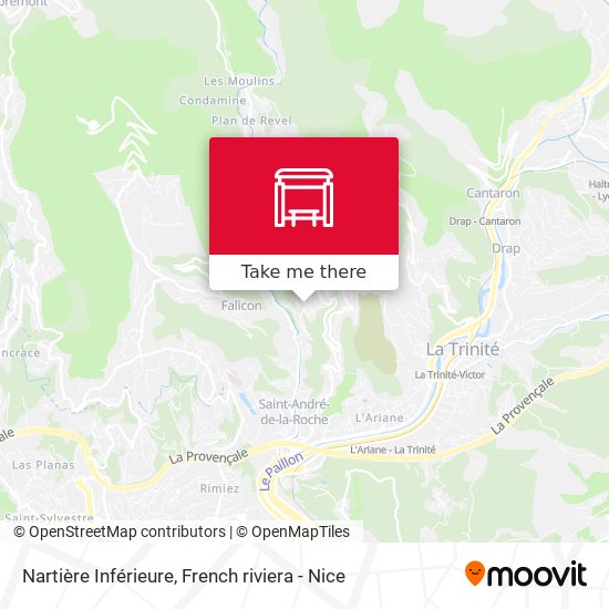 Nartière Inférieure map