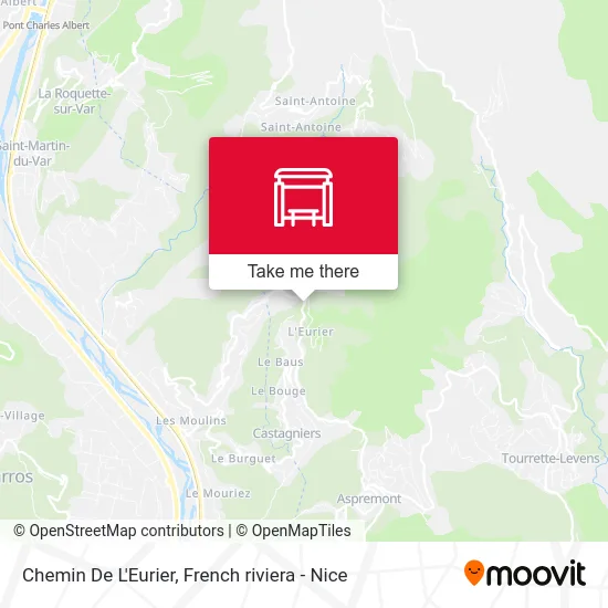 Chemin De L'Eurier map