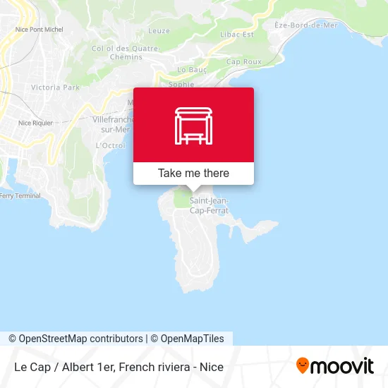 Le Cap / Albert 1er map