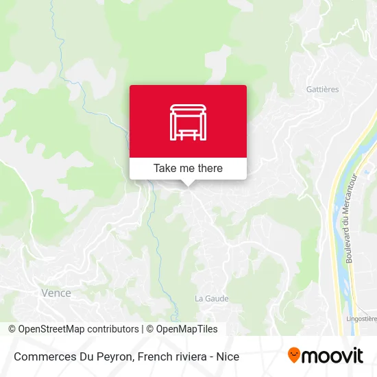 Commerces Du Peyron map