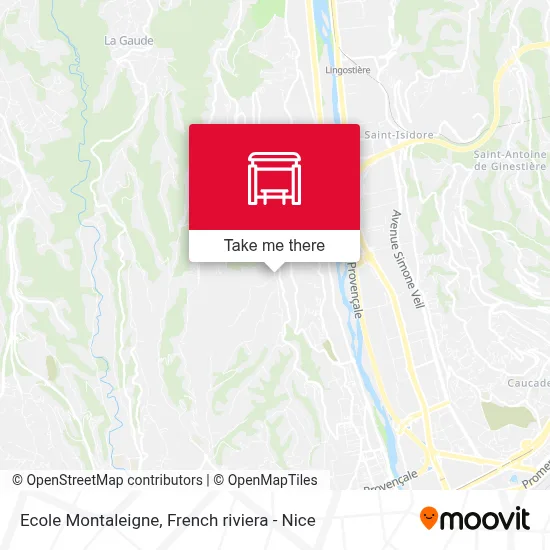 Ecole Montaleigne map