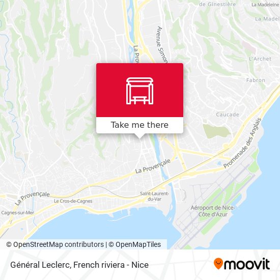 Général Leclerc map