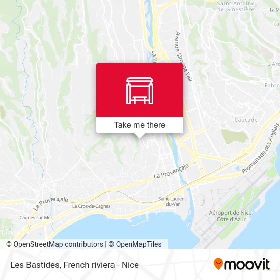 Les Bastides map