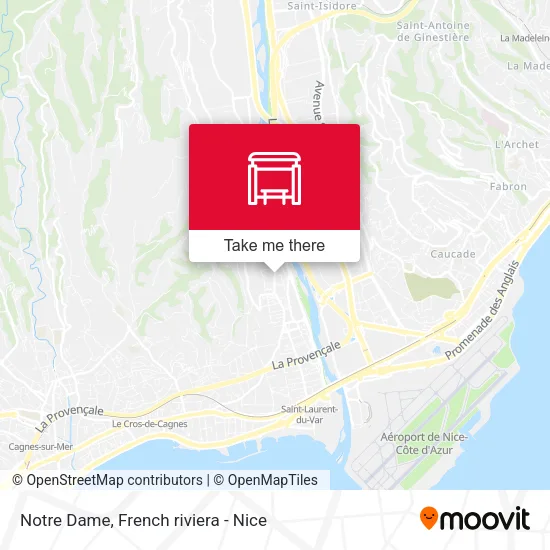 Notre Dame map