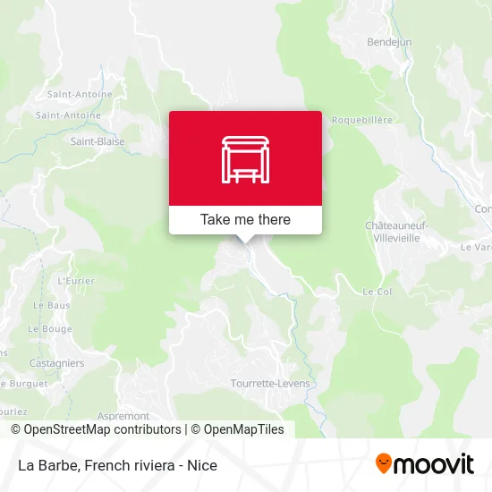 La Barbe map