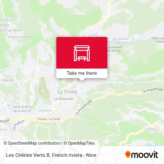 Mapa Les Chênes Verts B