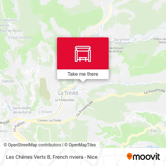 Mapa Les Chênes Verts B