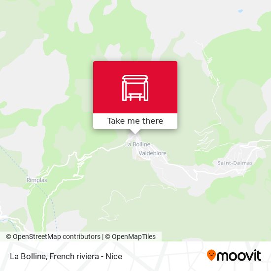 La Bolline map