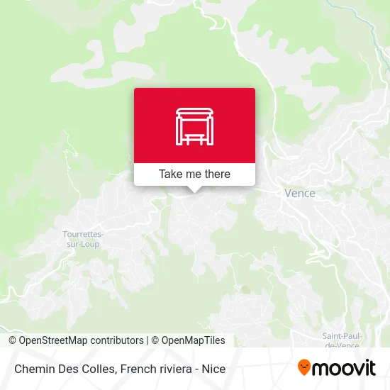 Chemin Des Colles map