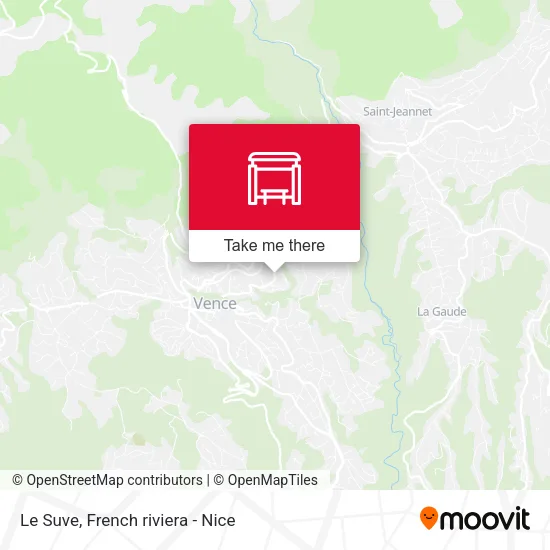 Le Suve map