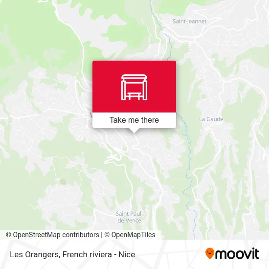 Les Orangers map